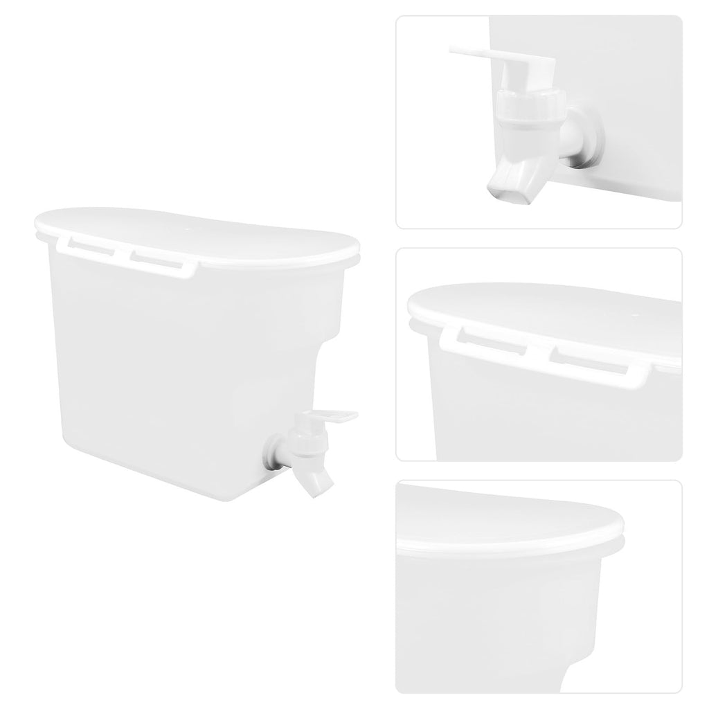 Water Jug with Faucet Large Capacity PP Container F8449