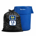 Black 40-45 Gallon Heavy Duty 1.5 Mil Trash Bags Pack of 100 H3503