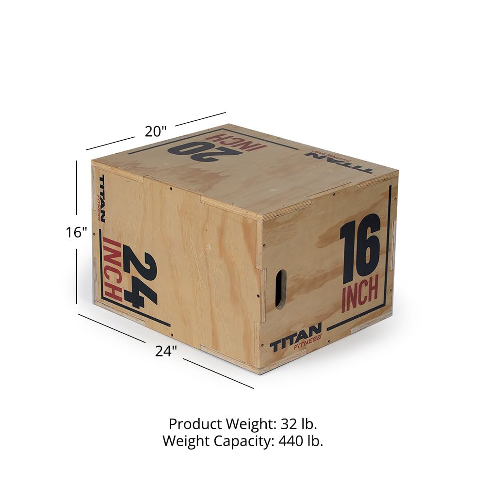 3-in-1 Wood Plyo Jump Box E437