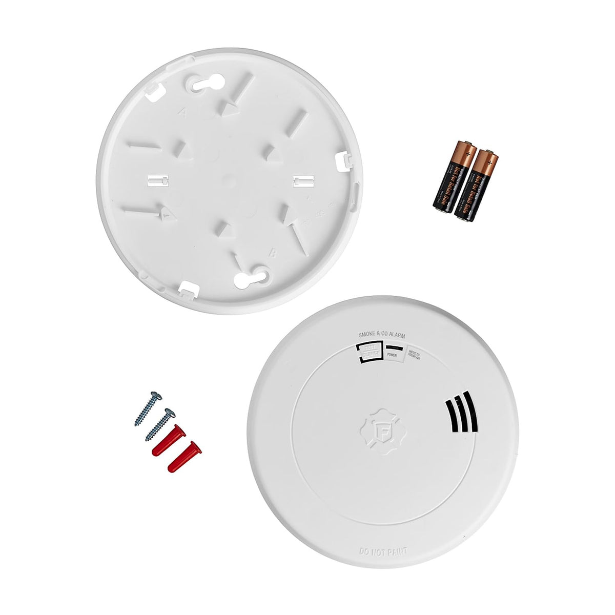 Battery-Powered Photoelectric Smoke and Carbon Monoxide Detector J1765