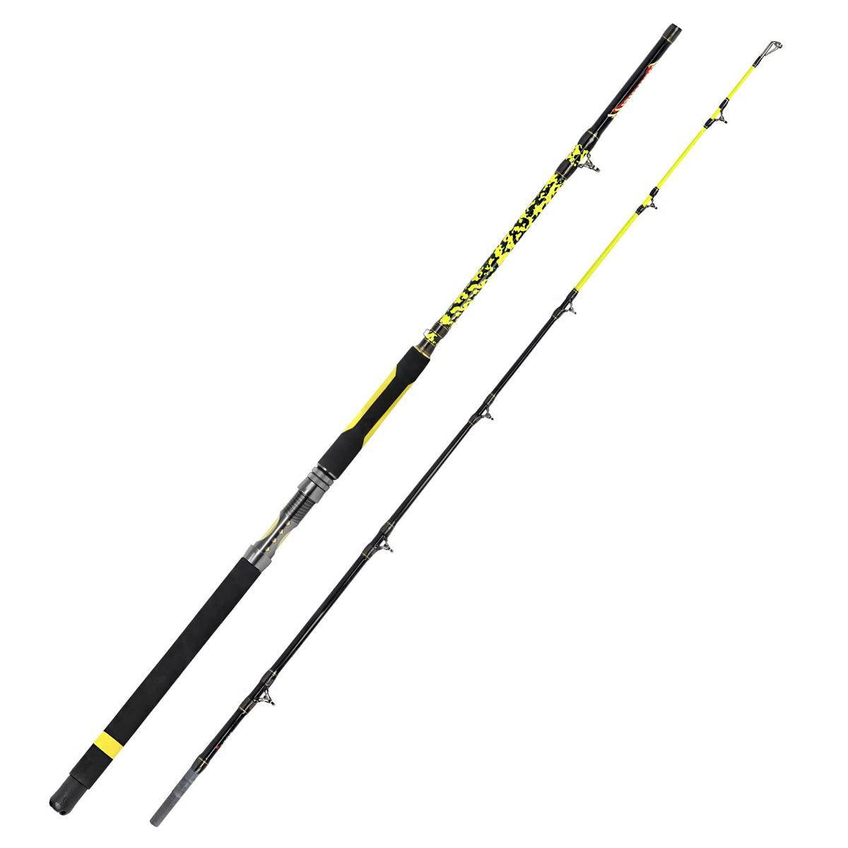 Catfish Fishing Rod Portable Travel Heavy 1 Piece/2 Piece X86840