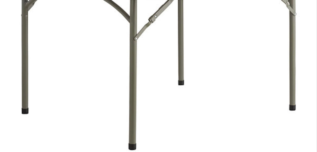 72-Inch Round Granite White Plastic Folding Table J8313