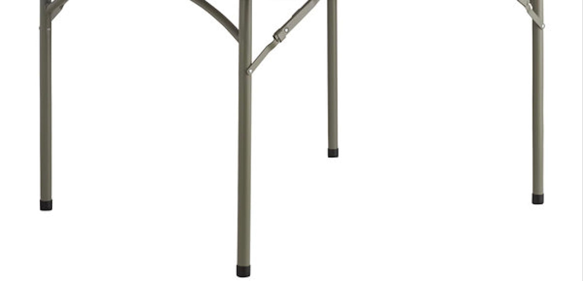 72-Inch Round Granite White Plastic Folding Table J8313