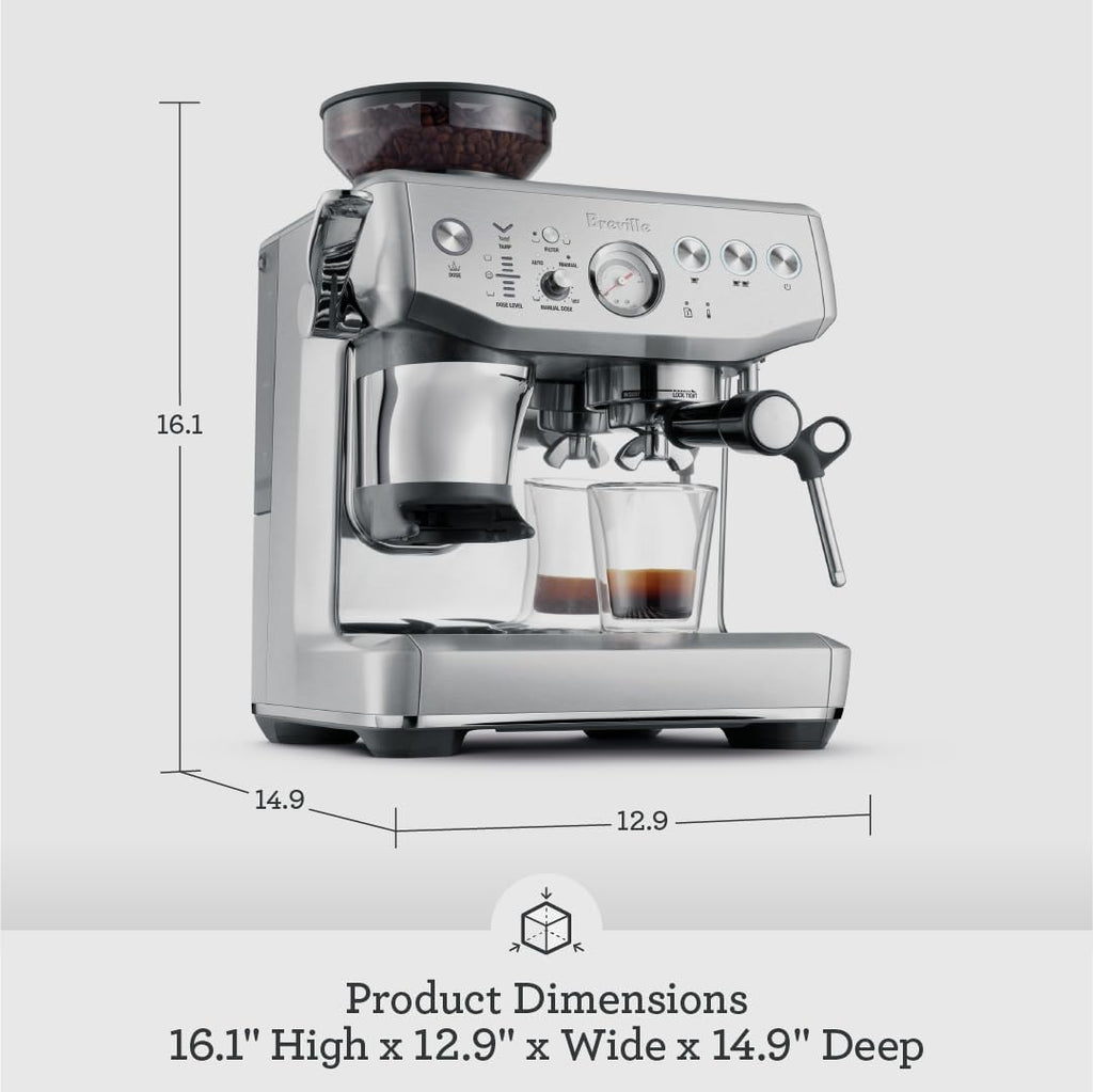 Brushed Stainless Steel Espresso Machine W411043