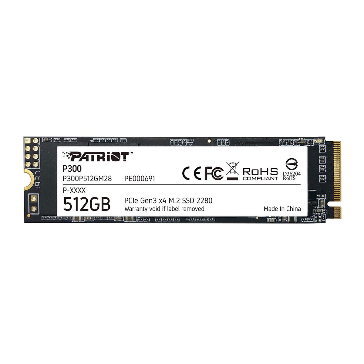512GB M.2 PCIe Gen 3 x4 SSD M6253