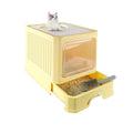 Foldable Enclosed Cat Litter Box with Lid O2843