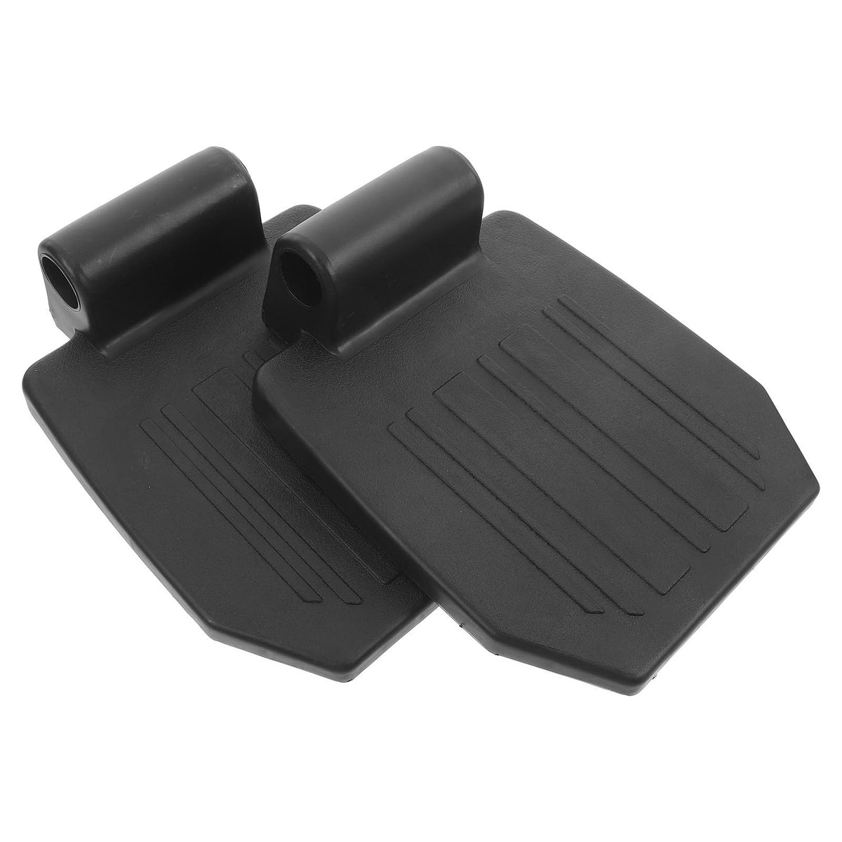 2pcs Heavy Duty Wheelchair Footrest Pedal Replacement Footplates with Leg Pads C7278