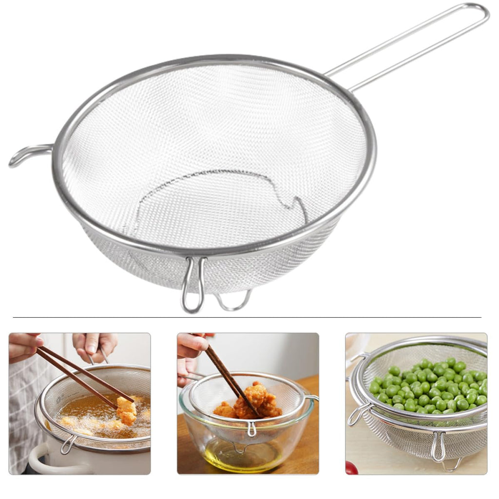 Stainless Steel Fine Mesh Skimmer Spoon V245