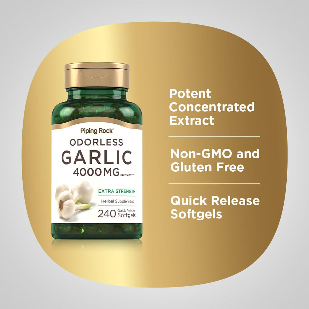 Odorless Garlic Softgels 240 Count W582725