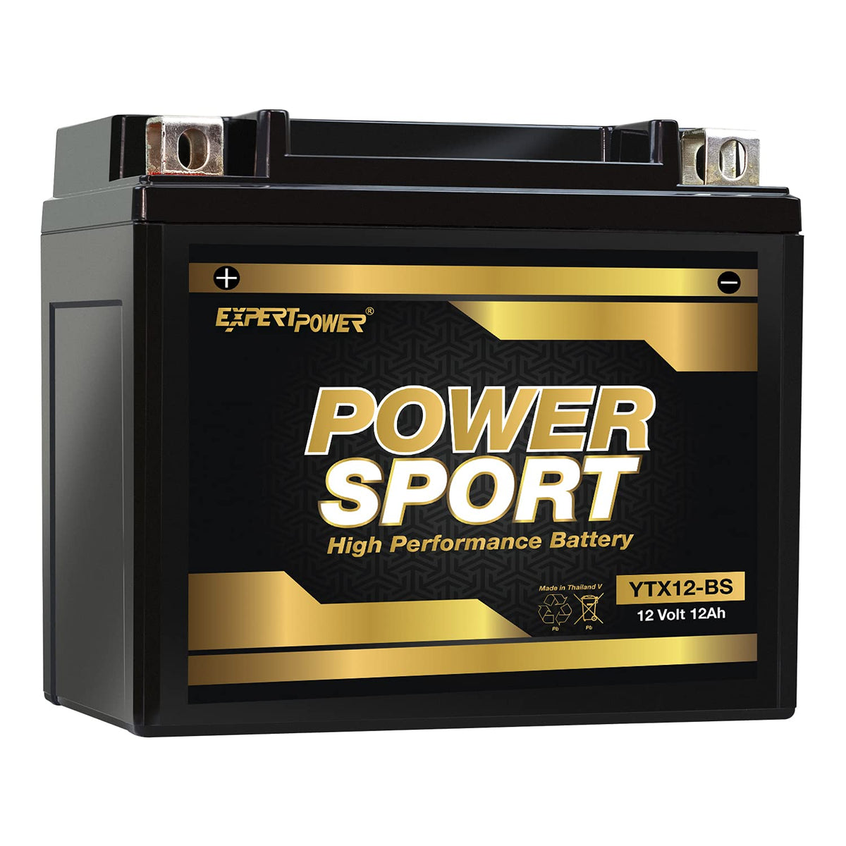 12V 12Ah 195 CCA Sealed AGM Motorcycle Battery S87104