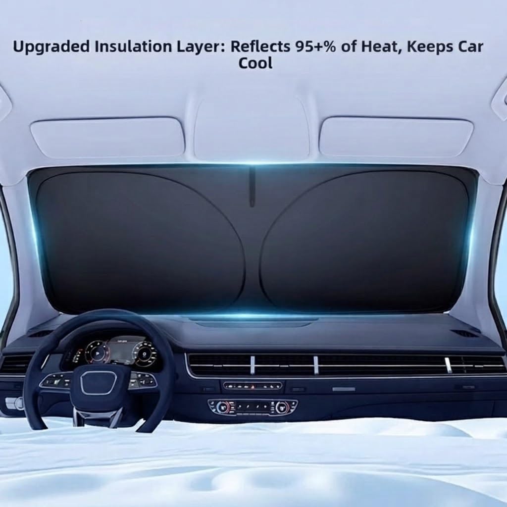 Front Window Sun Shade Foldable Reflective S179