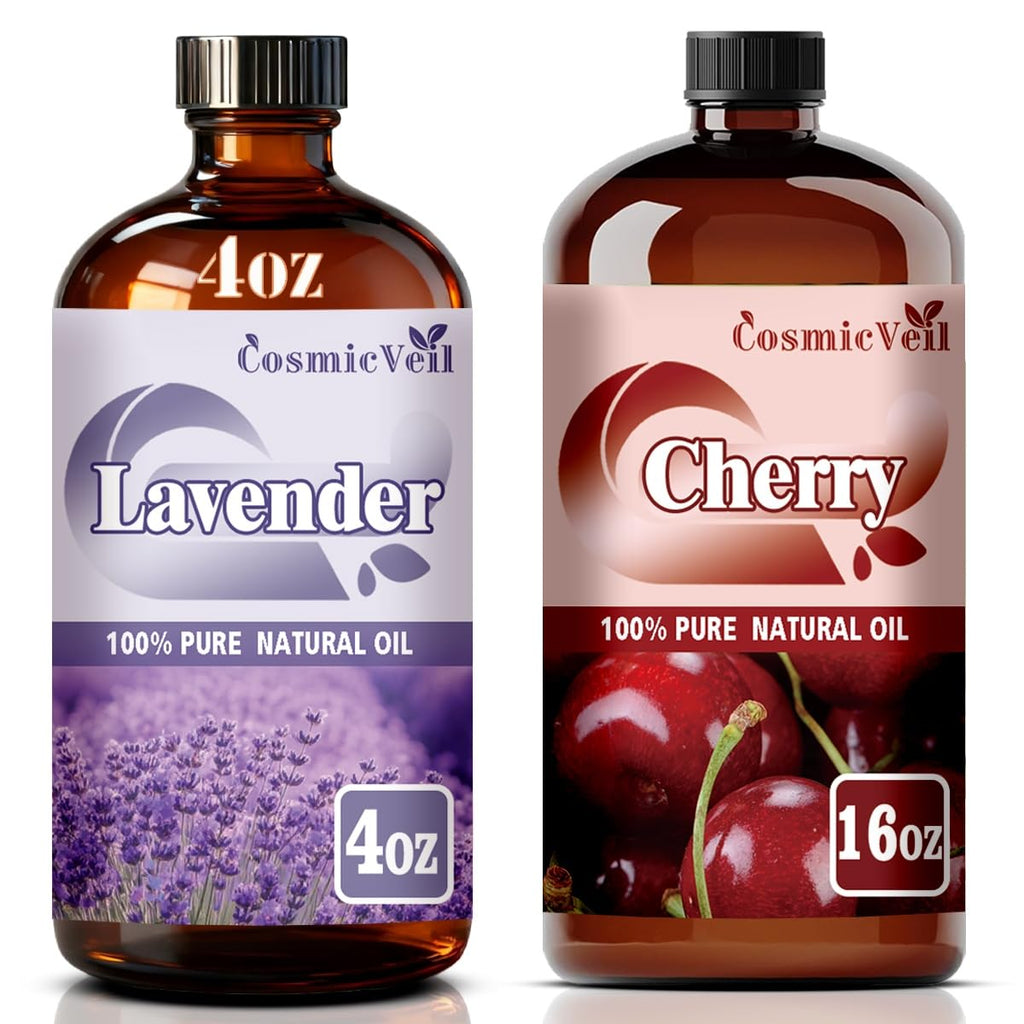 Lavender 4 Fl Oz and Cherry 16 Fl Oz Essential Oil M294