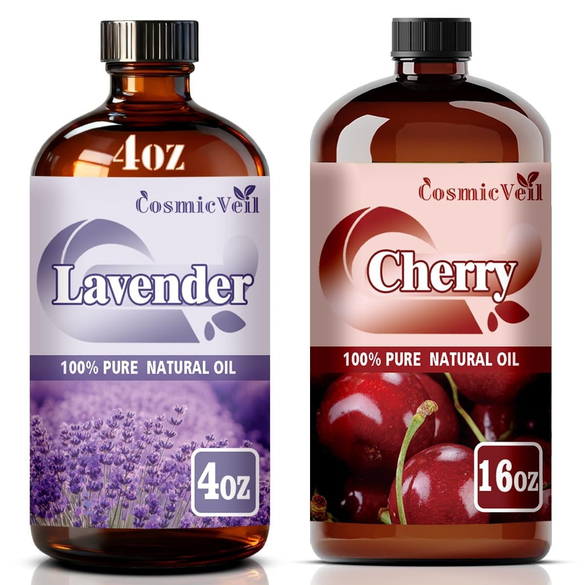 Lavender 4 Fl Oz and Cherry 16 Fl Oz Essential Oil M294