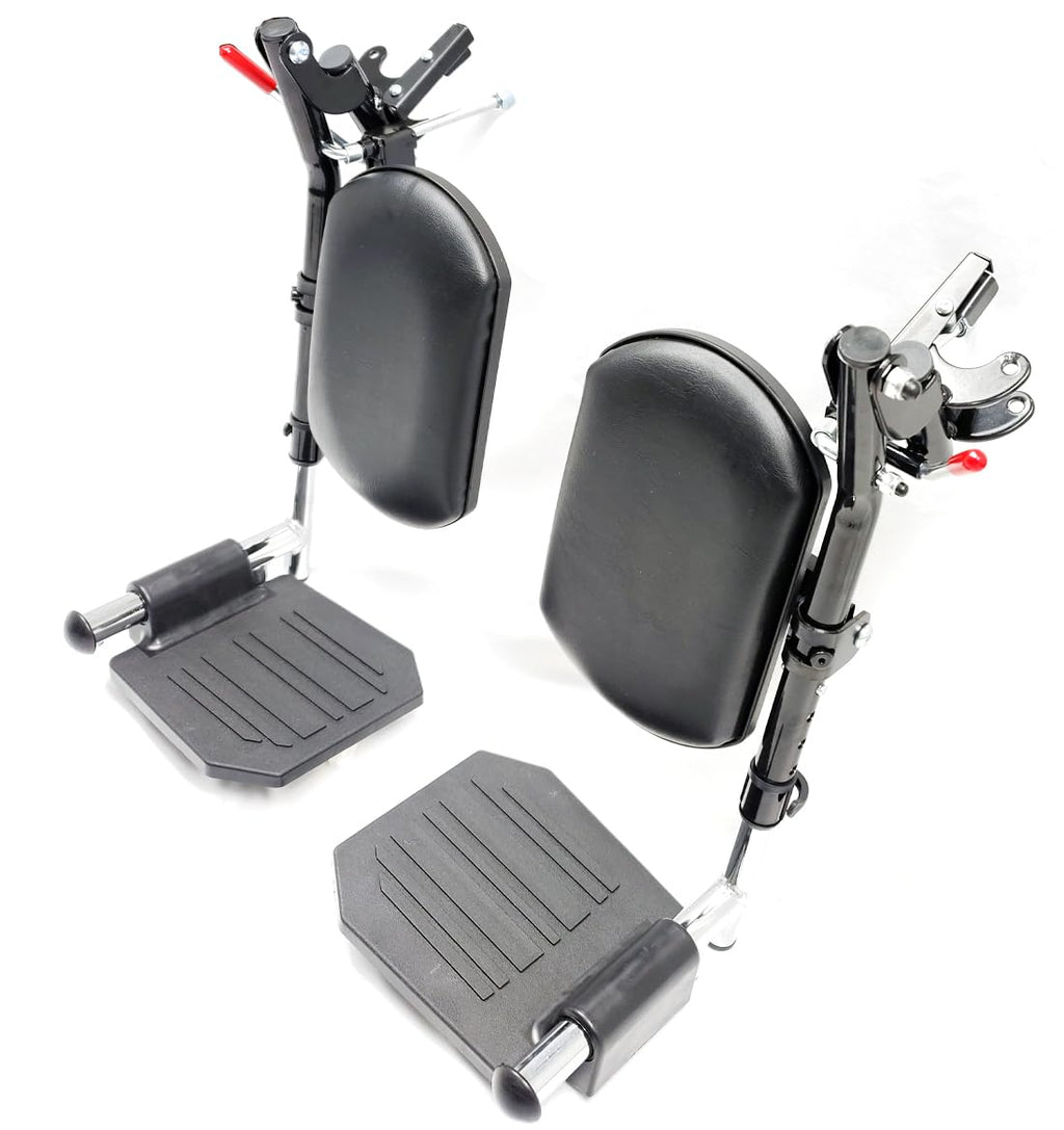 Wheelchair Elevating Legrests with Padded Calf Pads and Composite Footplates P959951