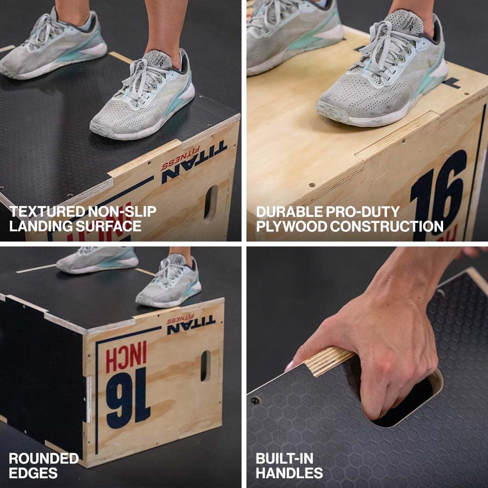 3-in-1 Wood Plyo Jump Box E437