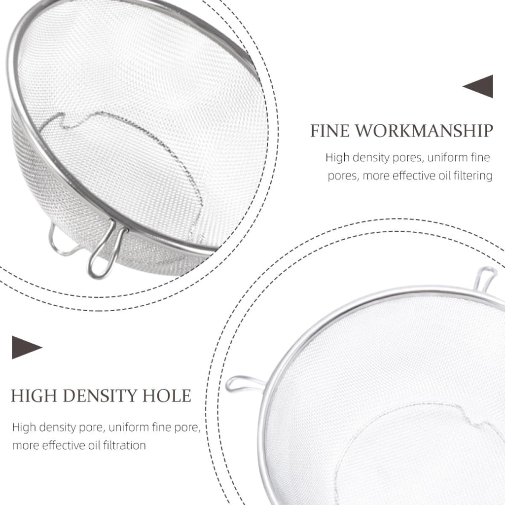 Stainless Steel Fine Mesh Skimmer Spoon V245