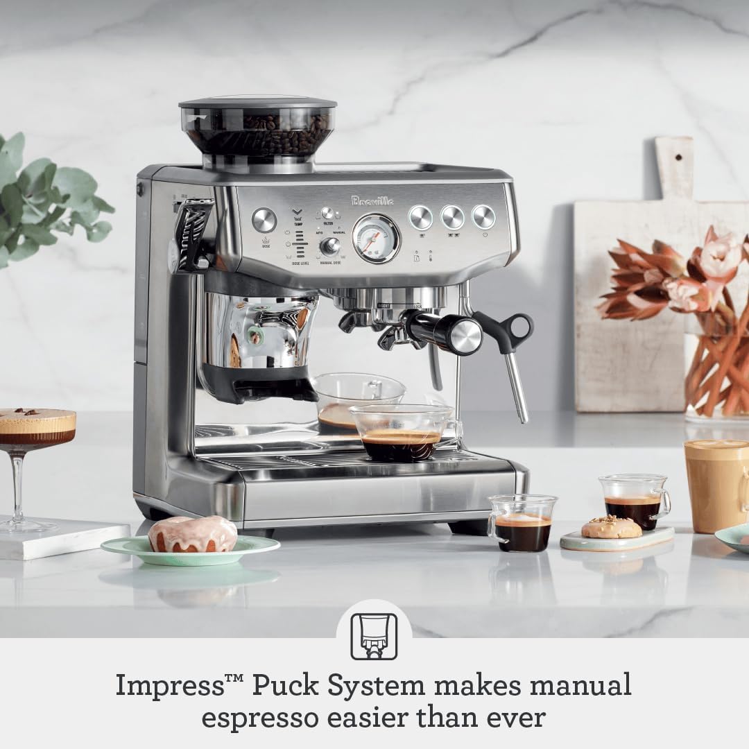 Brushed Stainless Steel Espresso Machine W411043
