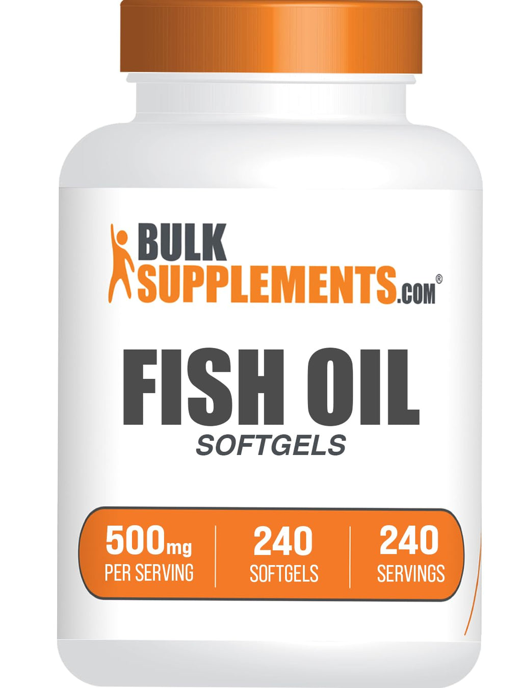 Fish Oil 500mg Softgels Omega 3 Gluten Free 240 Count Y38249