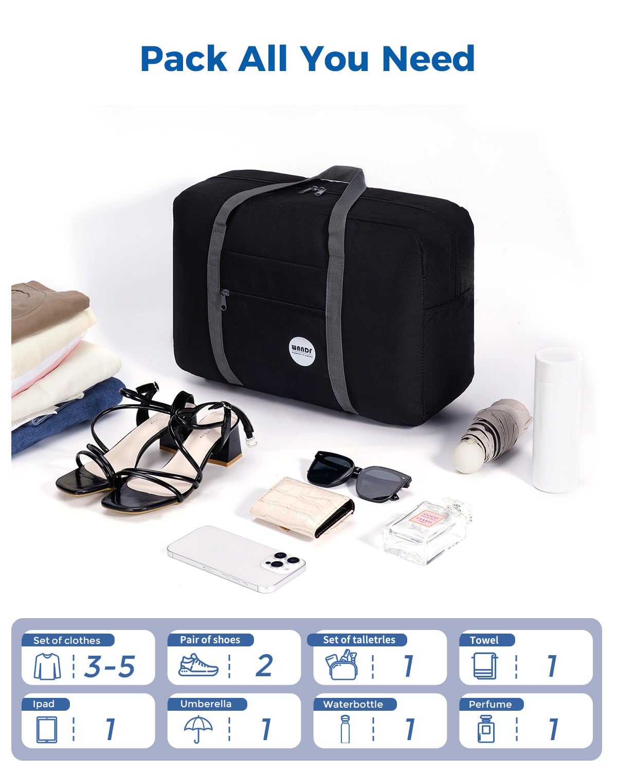 Personal Item Travel Bag W28177