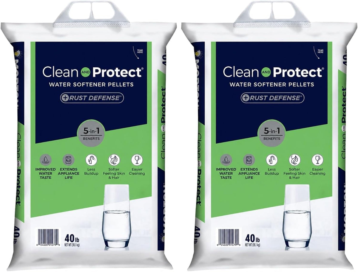 40 lb Water Softener Salt Crystals (Pack of 2) F195