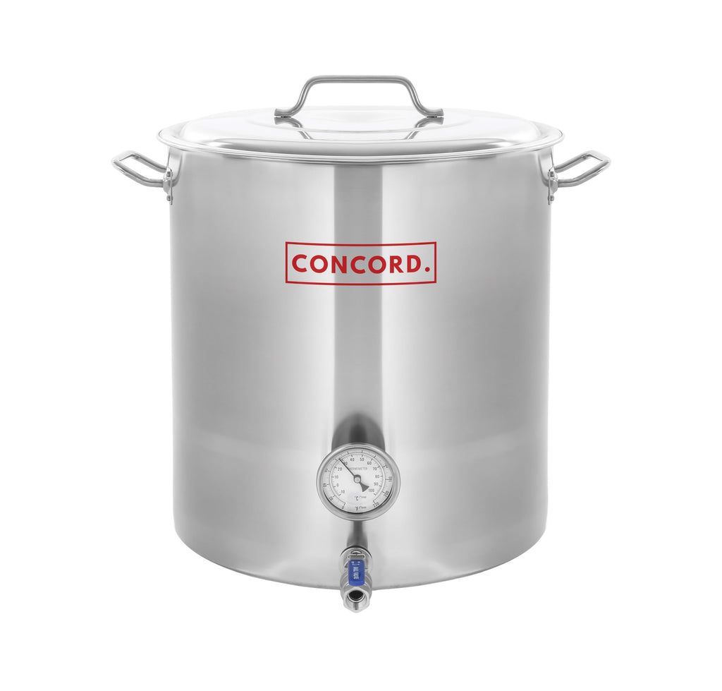 Stainless Steel Home Brew Kettle Stock Pot 40 QT E111