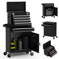 5 Drawer Rolling Tool Chest with Wheels and Lock Q226277