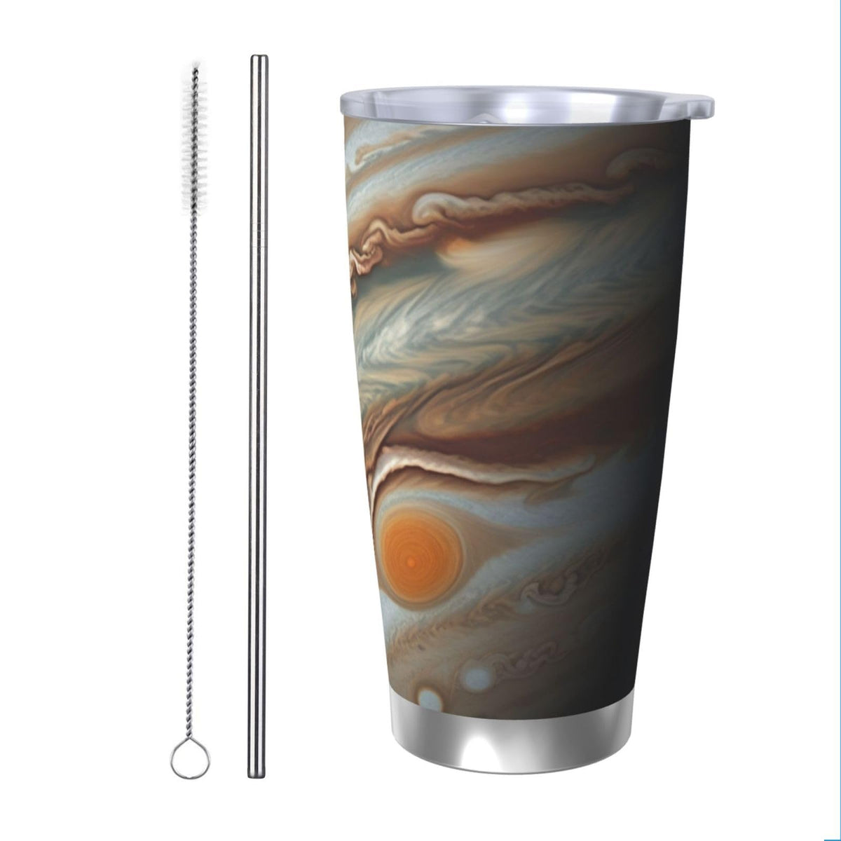 20 Oz Stainless Steel Vacuum Insulated Tumbler with Lid and Straw I500