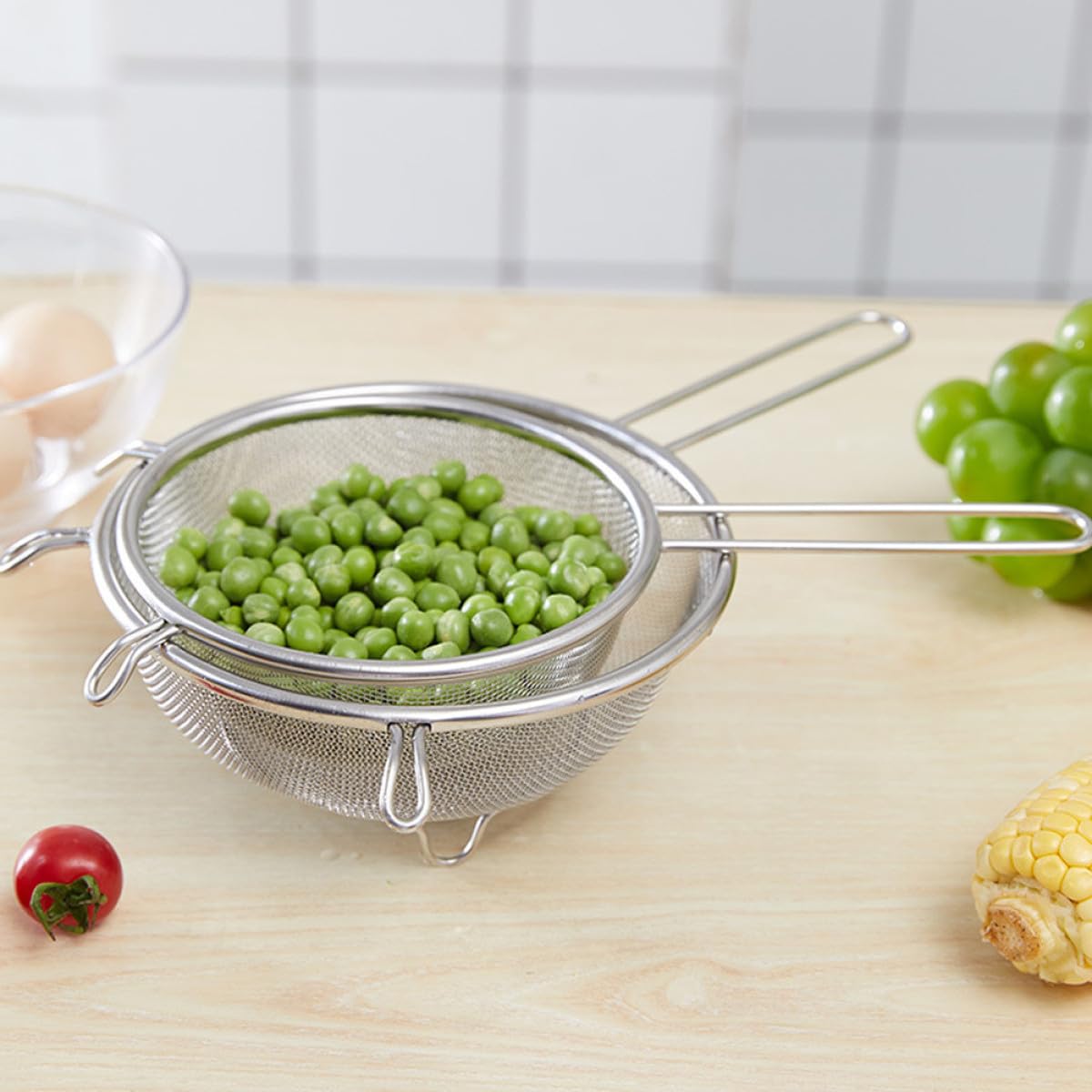 Stainless Steel Fine Mesh Skimmer Spoon V245