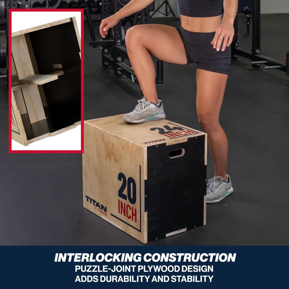 3-in-1 Wood Plyo Jump Box E437