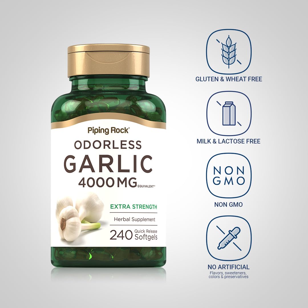 Odorless Garlic Softgels 240 Count W582725