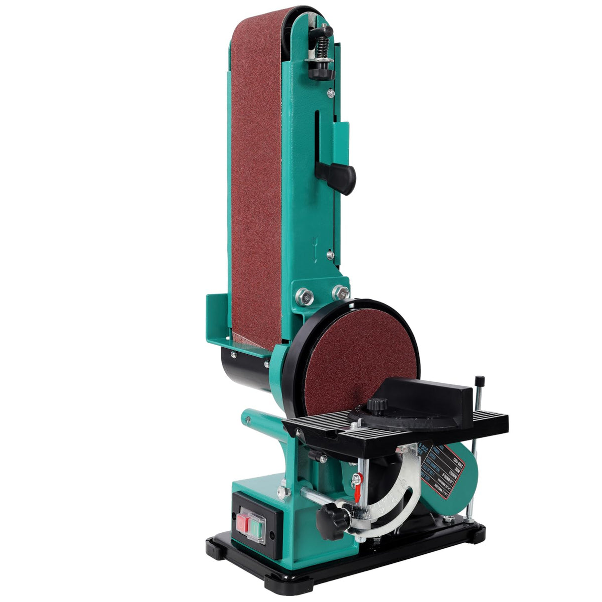 4" x 36" Belt Sander 6" Disc Polisher Grinder Steel Green High-Torque Power Tool Z148