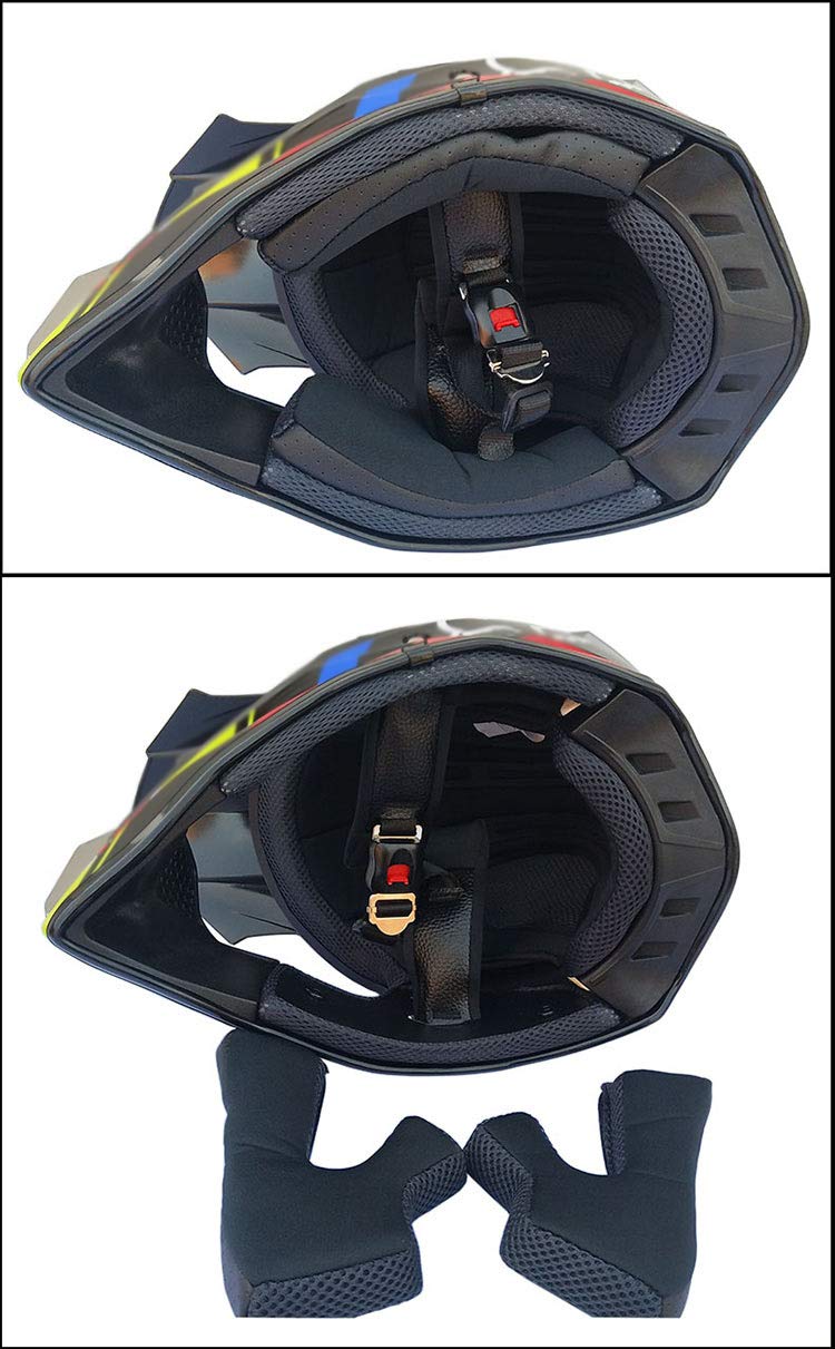 Full Face Motocross Off Road Dirt Bike Helmet A830101