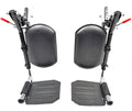 Wheelchair Elevating Legrests with Padded Calf Pads and Composite Footplates P959951