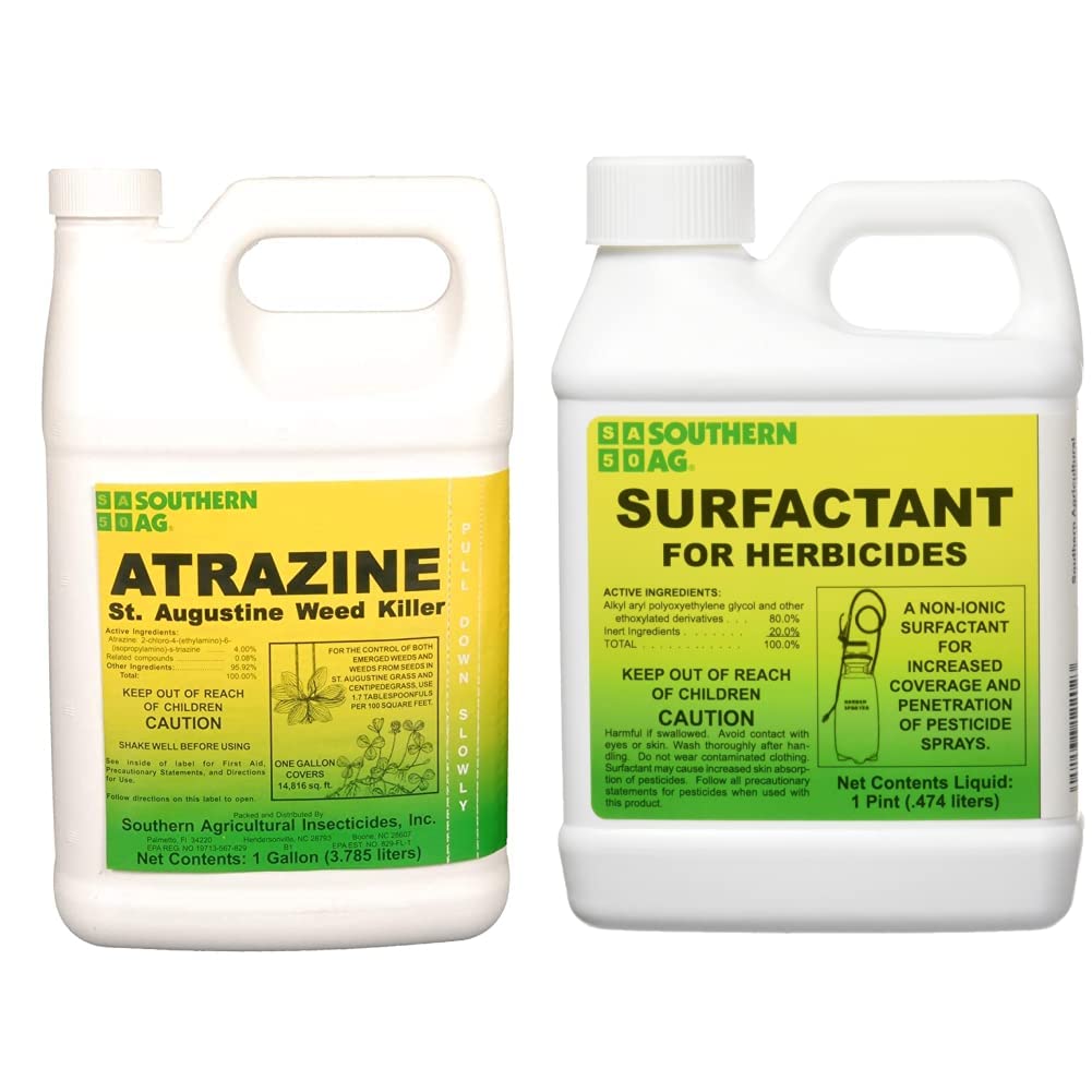 Atrazine St. Augustine Grass Weed Killer, 1 Gallon & Surfactant Q881
