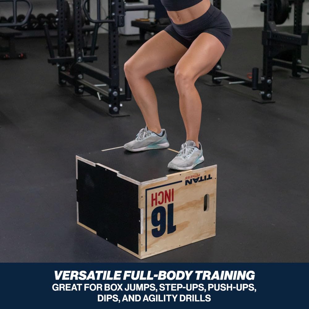 3-in-1 Wood Plyo Jump Box E437