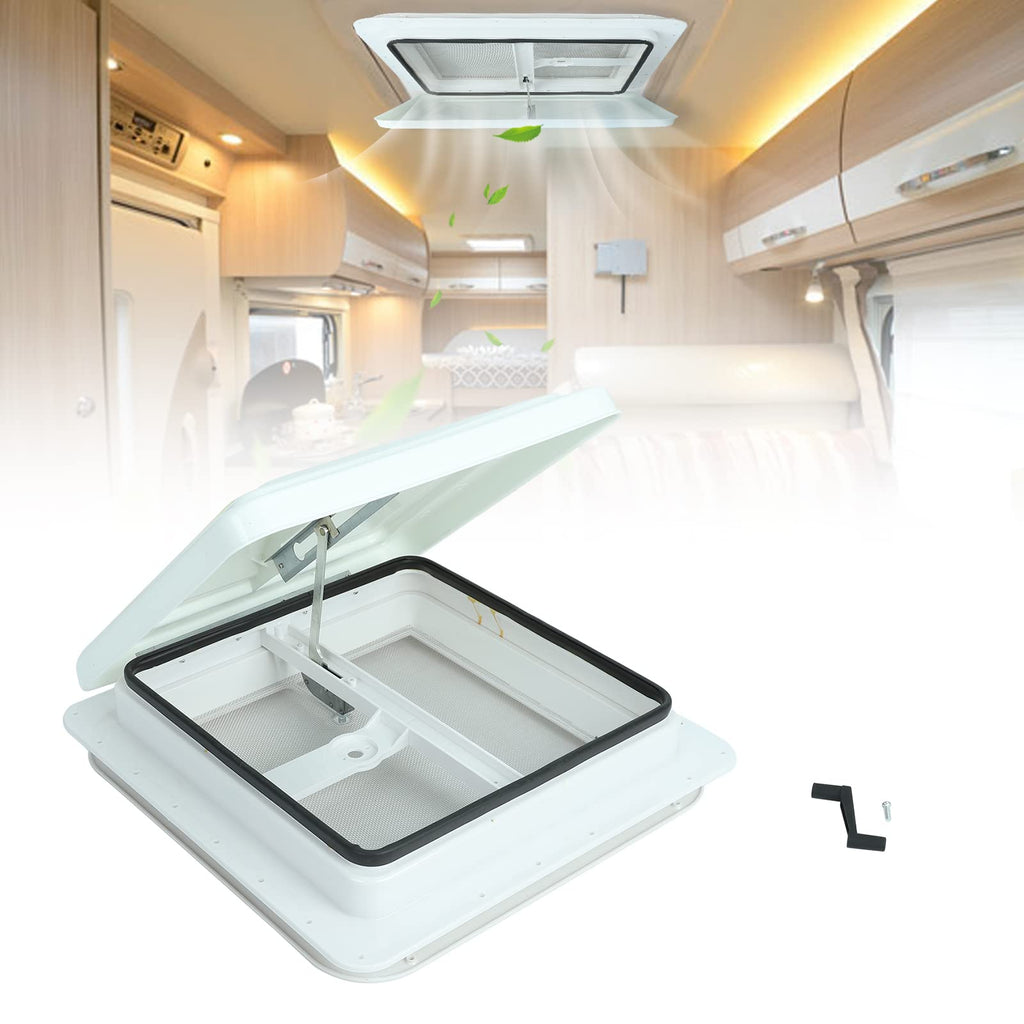 14" RV Roof Vent with White Lid V803