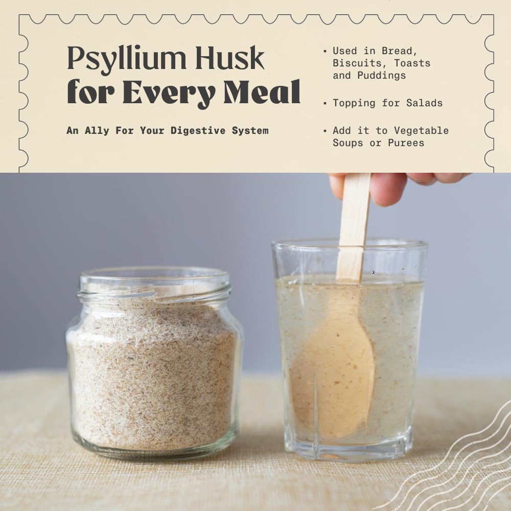 Organic Whole Psyllium Husk 24oz U74077