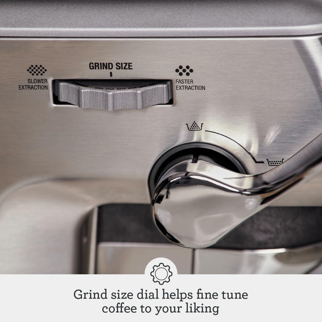 Brushed Stainless Steel Espresso Machine W411043