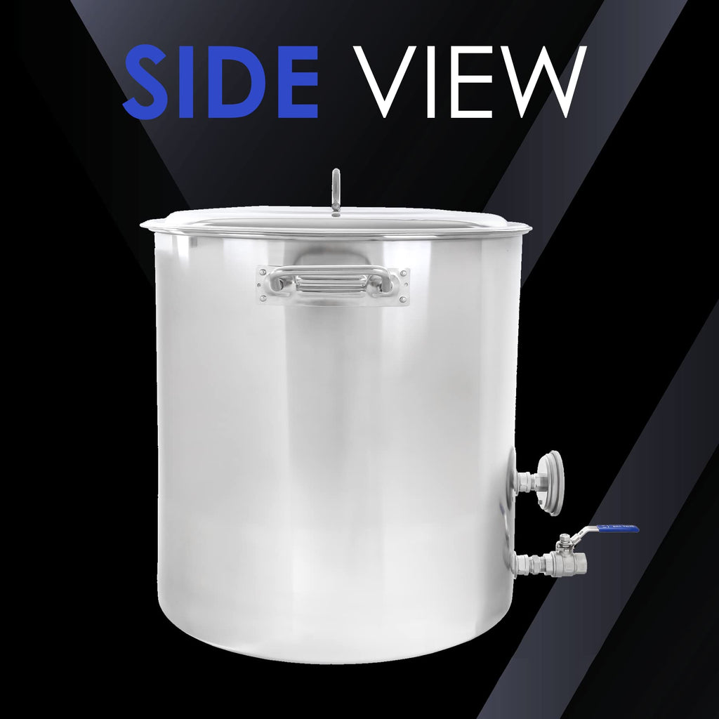 Stainless Steel Home Brew Kettle Stock Pot 40 QT E111