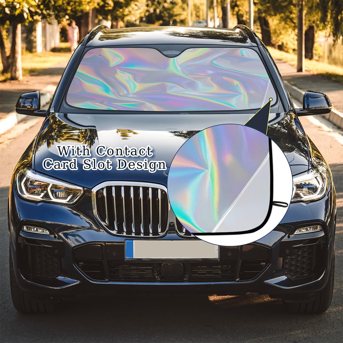 Front Window Sun Shade Foldable Reflective S179