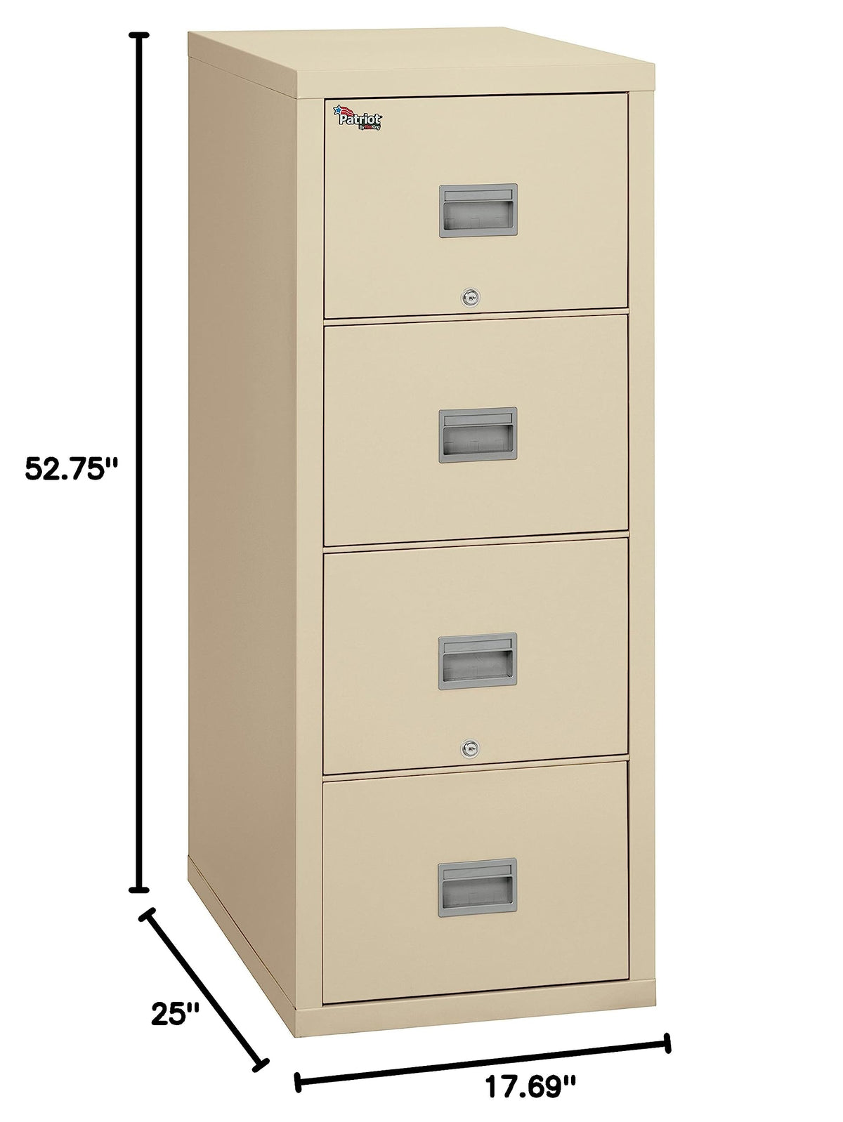 4 Drawer Fire Rated File Cabinet J839258