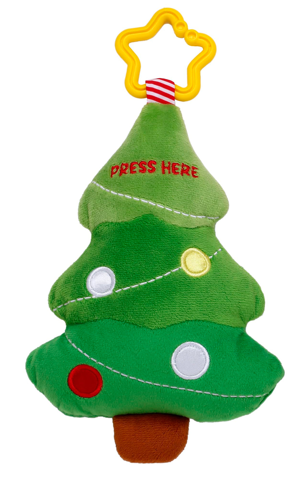 8 inch Musical Light Up Plush Toy with Travel Hook H366