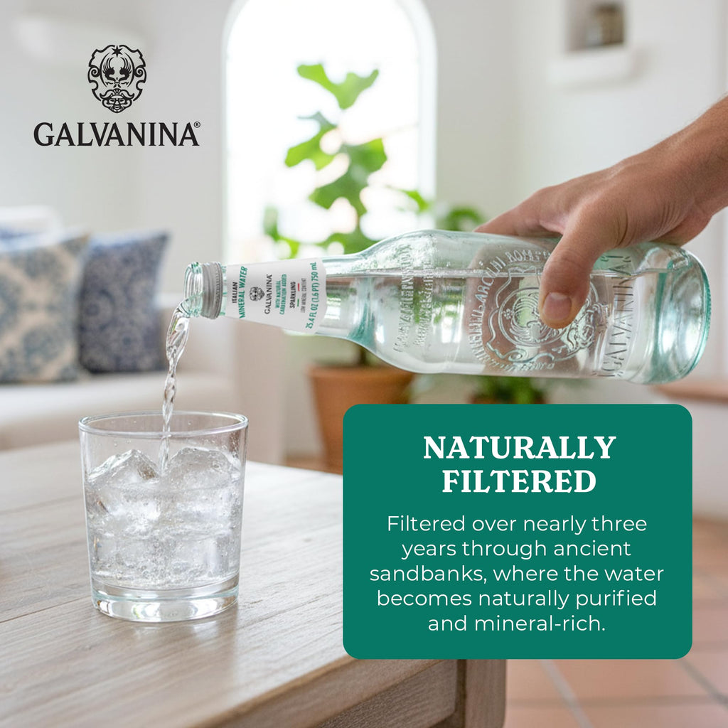 Sparkling Mineral Water 750 ml 12 Glass Bottles G821