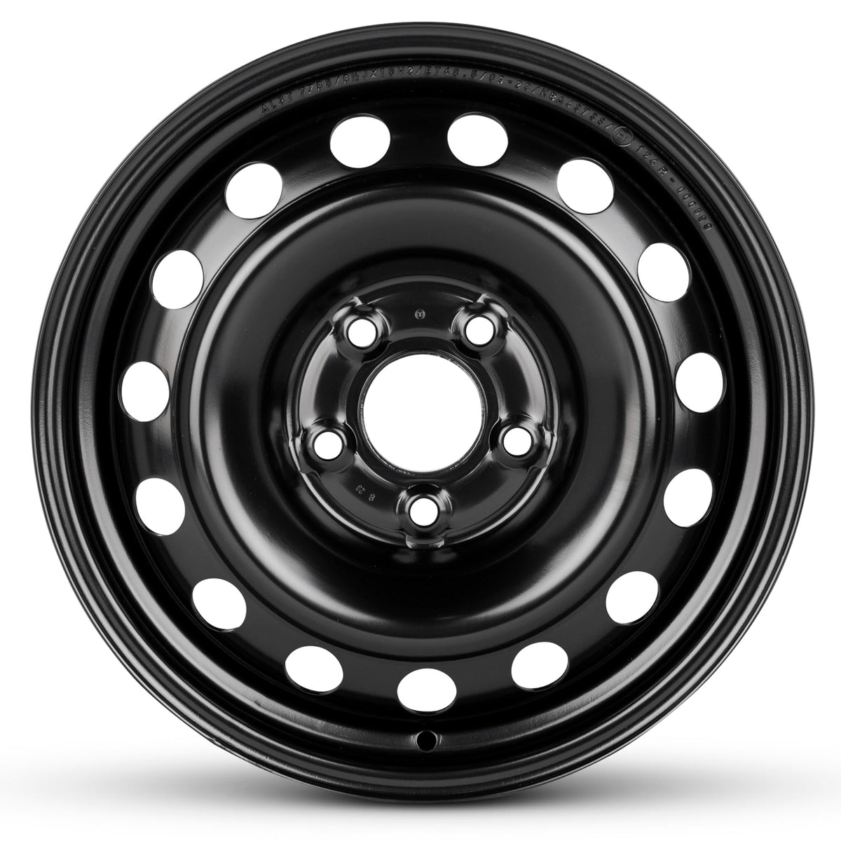 16 Inch Painted Black Car Wheel J1699
