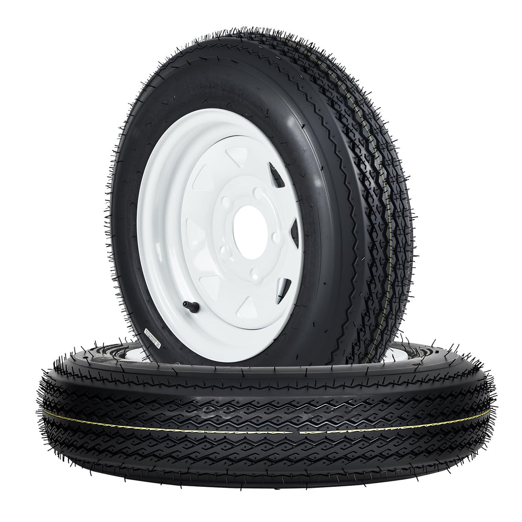 12 Trailer Tire and Wheel Assembly 5 Lug Set of 2 H709