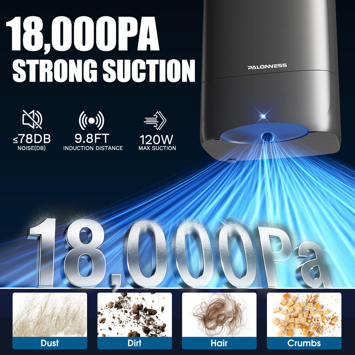 6L Touchless Automatic Vacuum Dustpan U16175