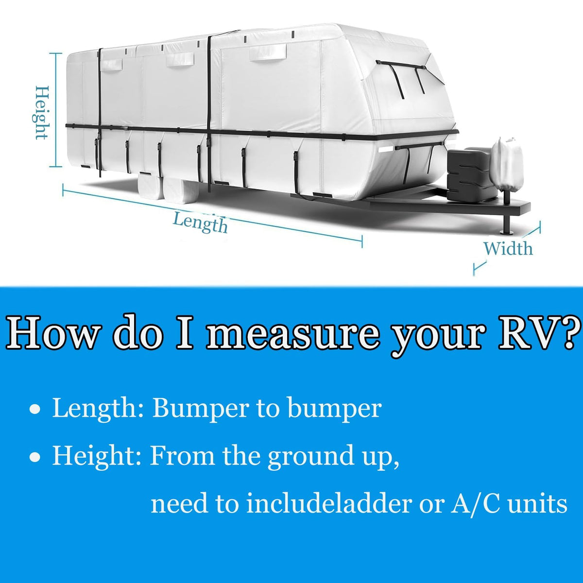 14-16ft Travel Trailer RV Cover X70106