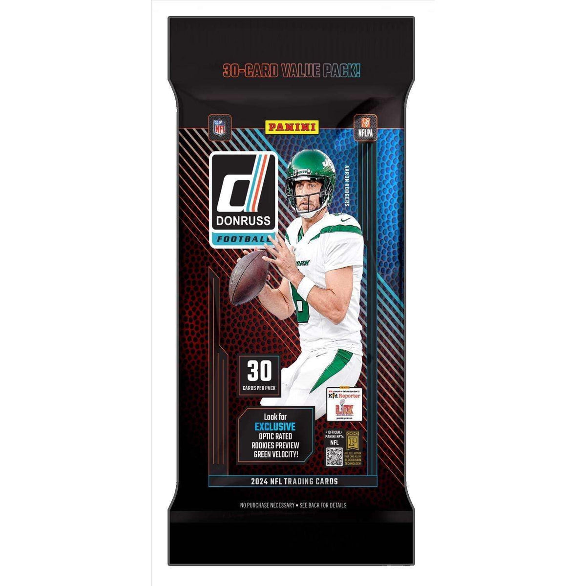 Football NFL Fat Pack, 30 Cards per Pack G17291