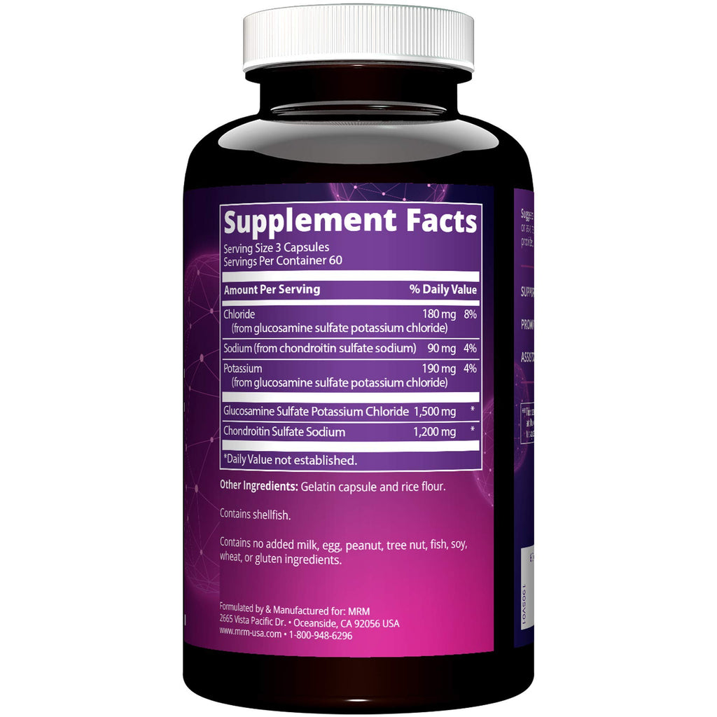Glucosamine & Chondroitin Sulfate 1500mg 1200mg D659
