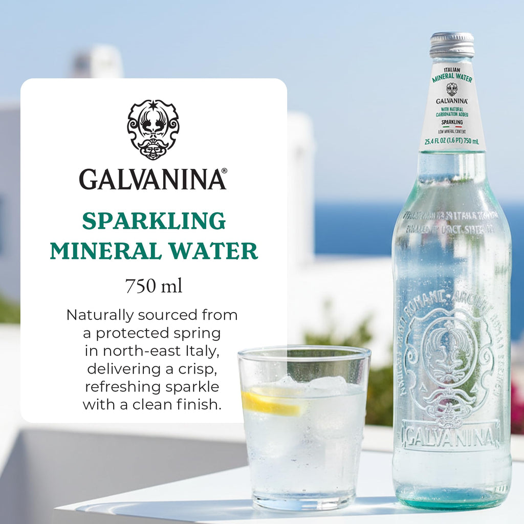 Sparkling Mineral Water 750 ml 12 Glass Bottles G821